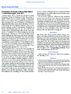Investigation of a Cluster of Neural Tube Defects  Central Washington 20102013