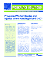 Workplace Solutions Preventing Worker Deaths and Injuries when Handling Micotil 300