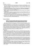 Update Provisional Public Health Service recommendations for chemoprophylaxis after occupational exposure to HIV