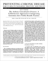 The Asthma Consultative Process A Collaborative Approach to Integrating Genomics Into Public Health Practice