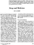 Drugs and medicines