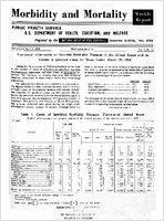 Morbidity and Mortality Weekly Report For release April 4 1958 Vol 7 No 13