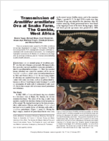 Transmission of Armillifer armillatus Ova at Snake Farm The Gambia West Africa