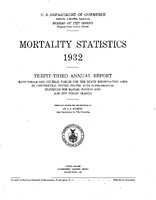 Mortality Statistics 1932