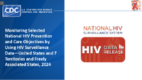 Monitoring Selected National HIV Prevention and Care Objectives by Using HIV Surveillance DataUnited States and 7 Territories and Freely Associated States 2024 Figures