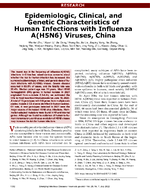 Epidemiologic Clinical and Genetic Characteristics of Human Infections with Influenza AH5N6 Viruses China