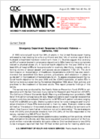 Morbidity and Mortality Weekly Report MMWR August 20 1993  Vol 42  No 32