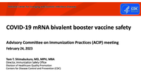 COVID19 mRNA bivalent booster vaccine safety
