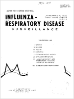 Influenzarespiratory disease surveillance report no 87 December 1971