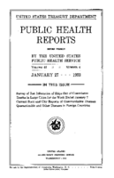 Public Health Reports  v 48 no 4  cover