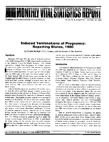 Induced terminations of pregnancy reporting states 1980