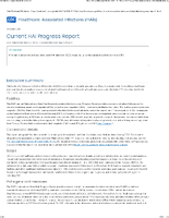 2023 National and State HealthcareAssociated Infections Progress Report  Executive Summary Technical Appendix References Glossary