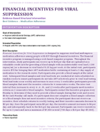 FINANCIAL INCENTIVES FOR VIRAL SUPPRESSION