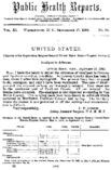 Public health reports  v 11 no 39 September 25 1896