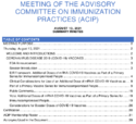 Meeting of the Advisory Committee on Immunization Practices ACIP August 13 2021 summary minutes