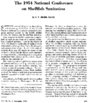 The 1954 National Conference on Shellfish Sanitation
