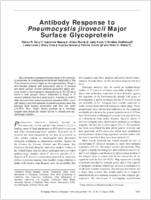 Antibody Response to Pneumocystis jirovecii