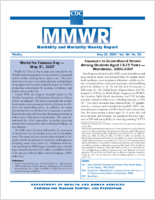 MMWR Morbidity and Mortality Weekly Report Vol 56 No 20 May 25 2007