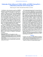 Outbreaks of Avian Influenza A H5N2 H5N8 and H5N1 Among Birds  United States December 2014January 2015