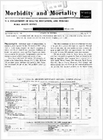 Morbidity and Mortality Weekly Report Vol 11 No 27 for Release July 13 1962