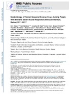 Epidemiology of Human Seasonal Coronaviruses Among People With Mild and Severe Acute Respiratory Illness in Blantyre Malawi 20112017