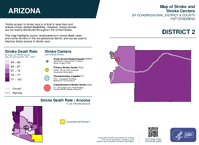 AZ Congressional District 02 Stroke and Stroke Centers Map 119th Congress
