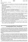 Nosocomial Poisoning Associated with Emergency Department Treatment of Organophosphate Toxicity  Georgia 2000