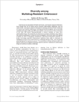 Diversity among multidrugresistant enterococci