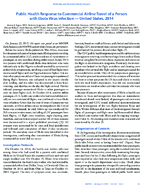 Public Health Response to Commercial Airline Travel of a Person with Ebola Virus Infection  United States 2014