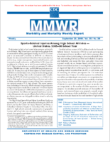 MMWR Morbidity and Mortality Weekly Report Vol 55 No 38 September 29 2006