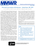 Estimated Annual Number of HIV Infections  United States 19812019