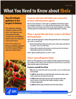 What You Need to Know About Ebola 20141016