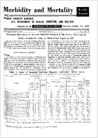 Morbidity and Mortality Weekly Report Vol 6 No 32 for Release August 16 1957