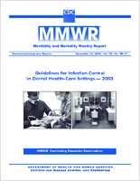 Morbidity and Mortality Weekly Report Recommendations and Reports December 19 2003  Vol 52  No RR17
