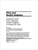 Advance Data from Vital and Health Statistics Numbers 231240