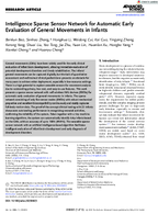 Intelligence Sparse Sensor Network for Automatic Early Evaluation of General Movements in Infants