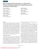 Mine Ventilation Pathway Simulation on a Hypothetical Shale Gas Well Breach Utilizing the Longwall Instrumented Aerodynamic Model LIAM