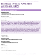 ENHANCED HOUSING PLACEMENT ASSISTANCE EHPA