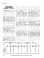 Influenzalike Illness Among Homeless Persons