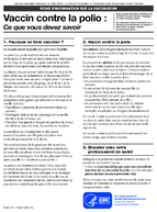 Vaccin contre la polio  ce que vous devez savoir