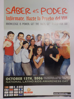 Saber es poder Informate Hazte la prueba dei VIH  Knowledge is power Get the facts Get tested for HIV