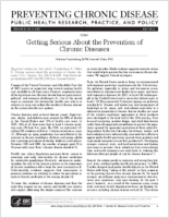 Getting Serious About the Prevention of Chronic Diseases