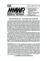 MMWR Morbidity and Mortality Weekly Report Vol 49 No 40 October 13 2000