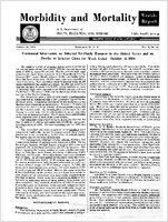 Morbidity and Mortality Weekly Report Vol 3 No 41 October 22 1954