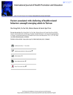 Factors Associated with Clustering of HealthRelated Behaviors Amongst Emerging Adults in Taiwan
