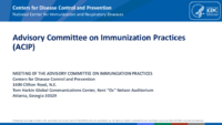 Welcome  introductions  Advisory Committee on Immunization Practices meeting July 29 2020