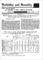 Morbidity and Mortality Weekly Report Vol 6 No 20 for Release May 24 1957