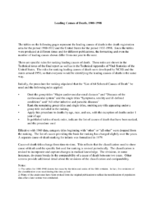 Leading causes of death 19001998