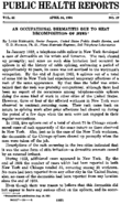 Weekly Reports for APRIL 24 1936