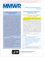 MMWR Morbidity and Mortality Weekly Report Vol 63 No 16 April 25 2014